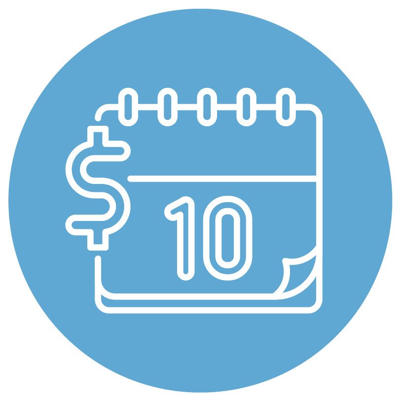 10 Day Provider Pay Icon